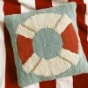Citysupplyfayetteville Life Preserver Square Hook Pillow
