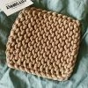 CREATIVE COOP Crocheted Pot Holder - Carhartt Khaki Kitchenware