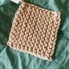 CREATIVE COOP Crocheted Pot Holder - Light Pink