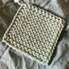 CREATIVE COOP Kitchenware Crocheted Pot Holder - Light Green