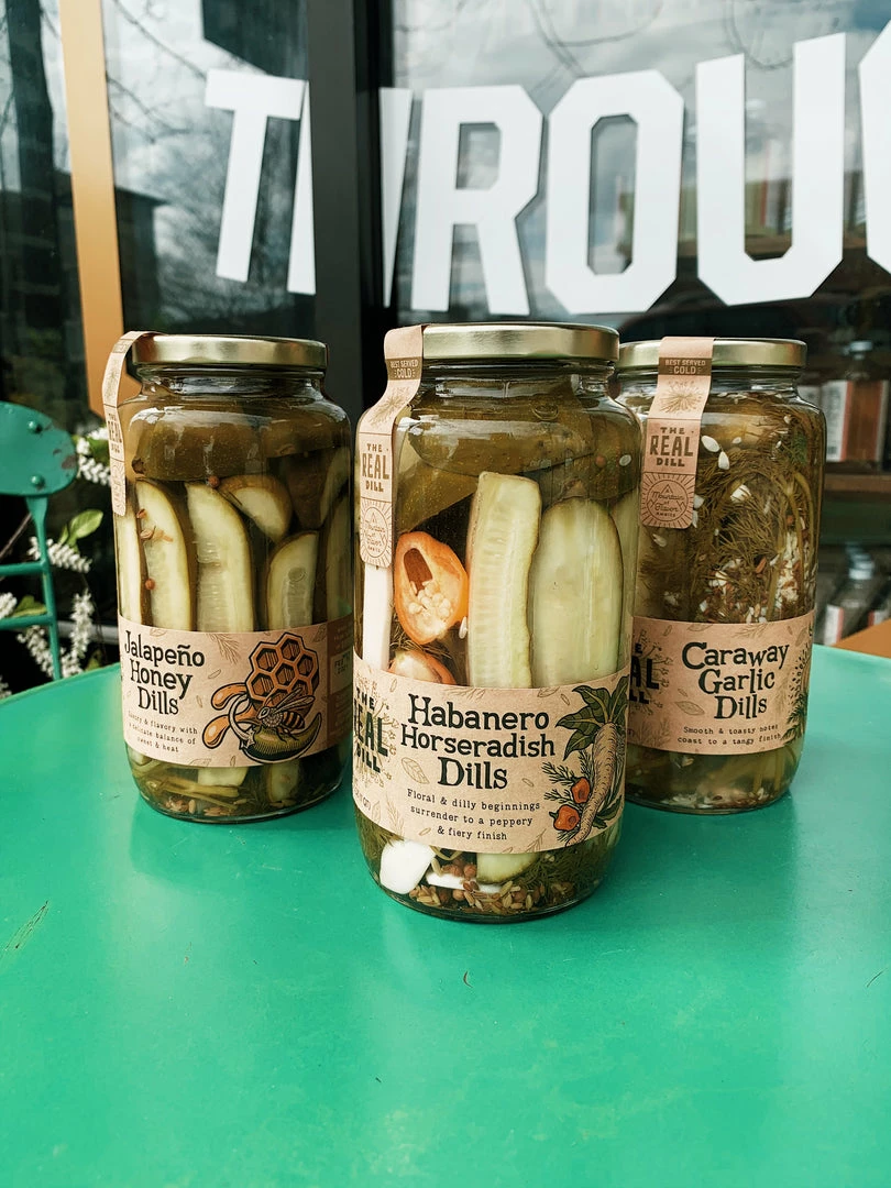 Tequila + Tex Mex The Real Dill: Habanero Horseradish Dill Pickles