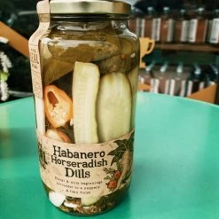 Tequila + Tex Mex The Real Dill: Habanero Horseradish Dill Pickles