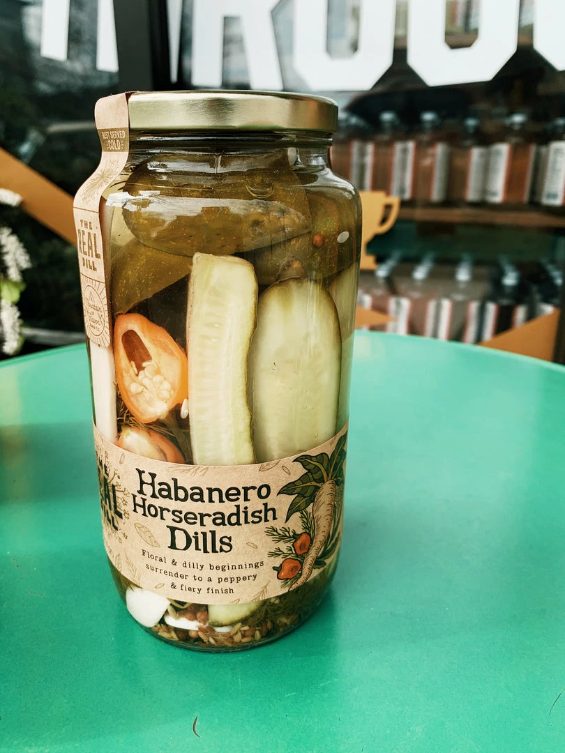Tequila + Tex Mex The Real Dill: Habanero Horseradish Dill Pickles