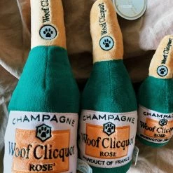 Haute Diggity Dog Woof Clicquot Rose' Champagne Bottle - XL