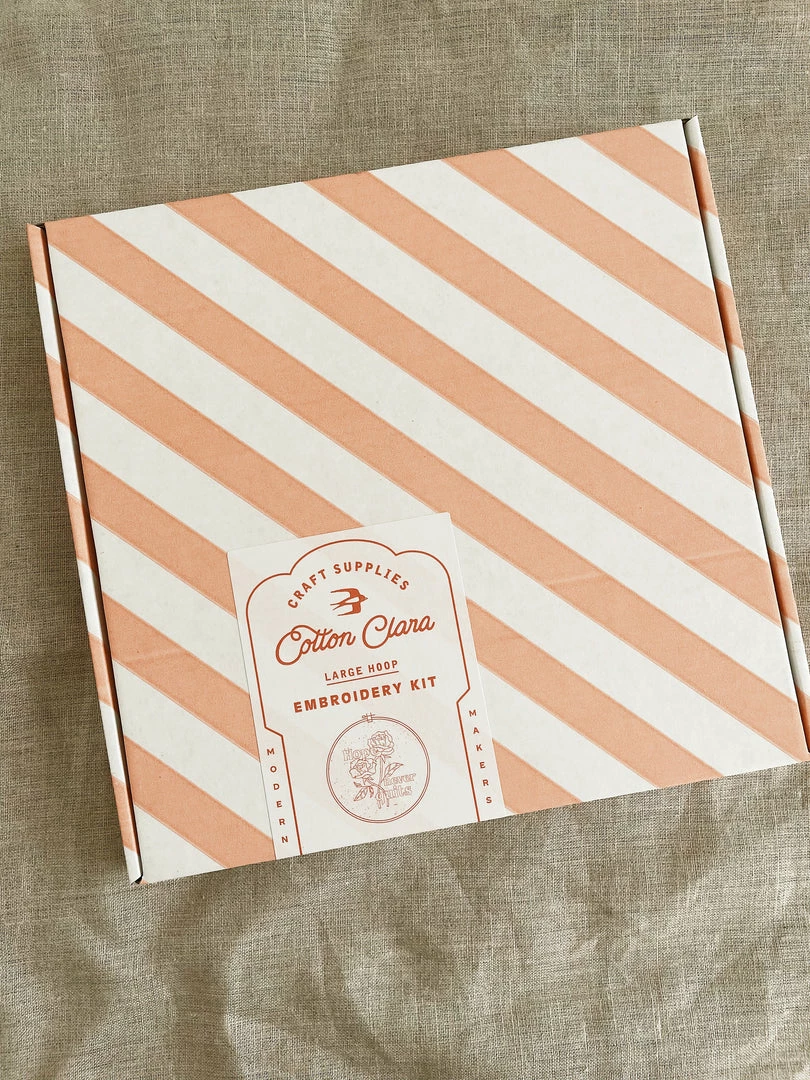 Cotton Clara: Hope Never Quits Embroidery Kit