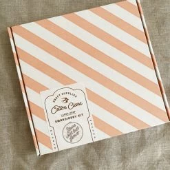 Cotton Clara: Storms Don't Last Forever Embroidery Hoop Kit Gifts For Her