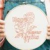 Cotton Clara: Hope Never Quits Embroidery Kit
