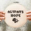 Cotton Clara: Always Hope Cross Stitch Kit Gifts For Her