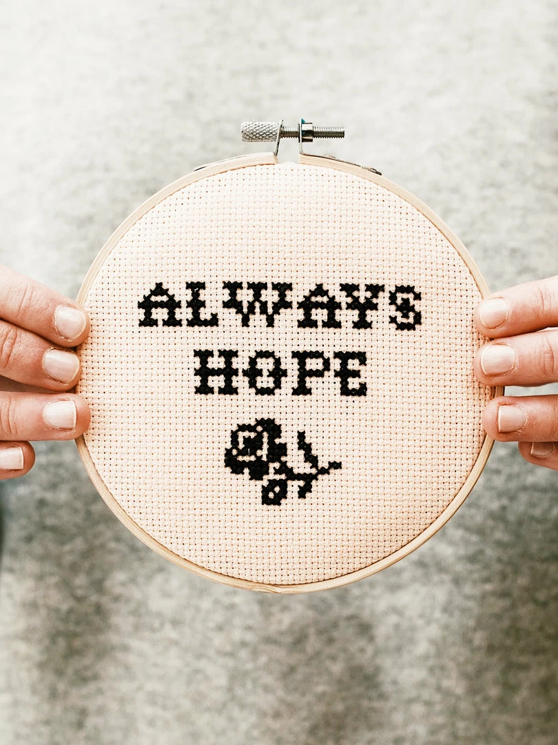 Cotton Clara: Always Hope Cross Stitch Kit Gifts For Her