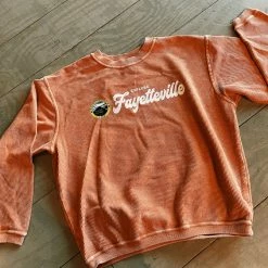 Charlie Southern Explore Fayetteville Corded Sweatshirt - Orange (City Supply Exclusive)