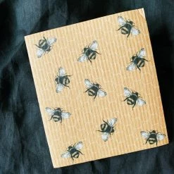 Two's Company Bee Clean Kitchen Cloth Honey