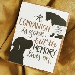 1canoe2 | One Canoe Two Paper Co. Paper Goods Pet Sympathy Card