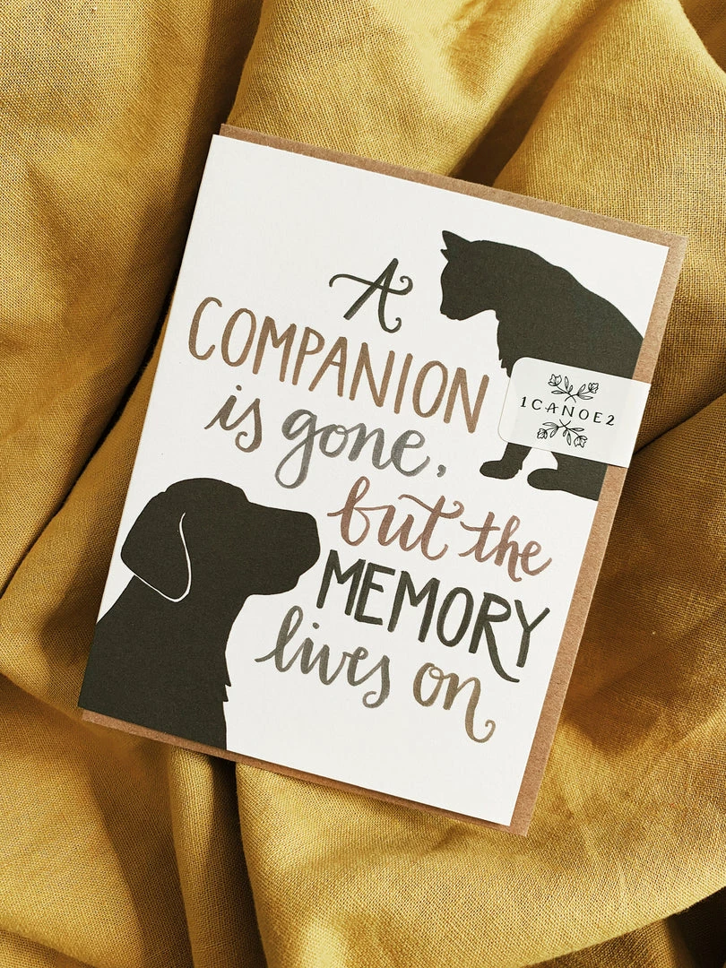 1canoe2 | One Canoe Two Paper Co. Paper Goods Pet Sympathy Card