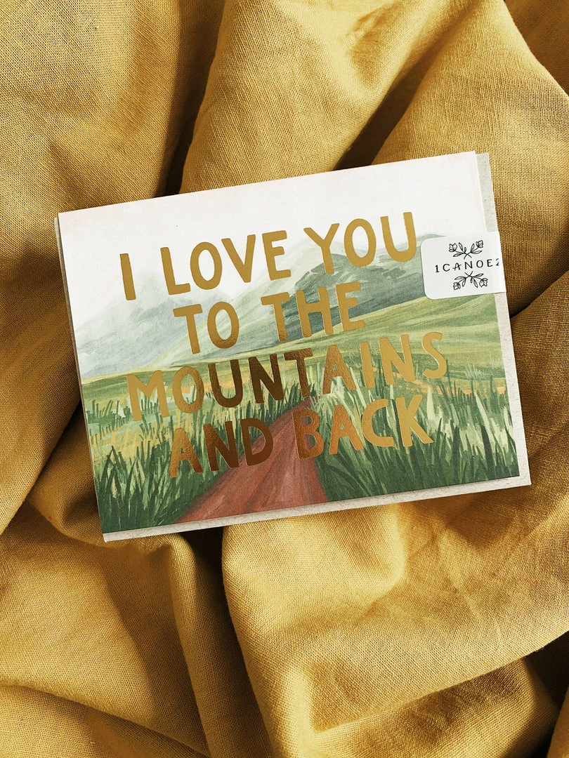 1canoe2 | One Canoe Two Paper Co. Paper Goods Mountains And Back Card