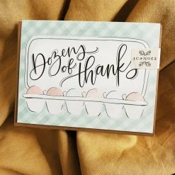 1canoe2 | One Canoe Two Paper Co. Egg Carton Thank You Card