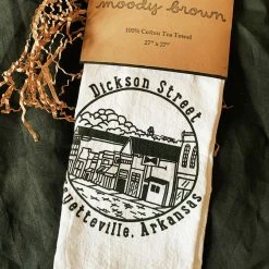 2022 Graduation Moody Brown: Dickson Street Tea Towel