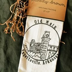 Housewarming Gifts Moody Brown: Old Main Tea Towel