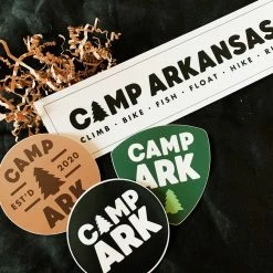 Camp Arkansas: White Bumper Sticker Lake