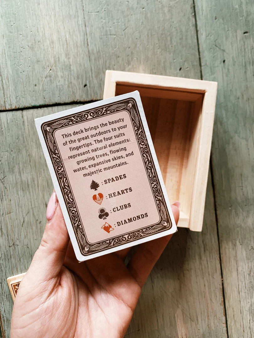 Hachette Puzzles + Games Great Outdoors Playing Cards