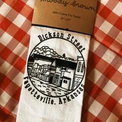2022 Graduation Moody Brown: Dickson Street Tea Towel