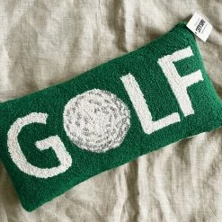 Peking Handicraft Decor Golf With Ball Icon Hook Pillow
