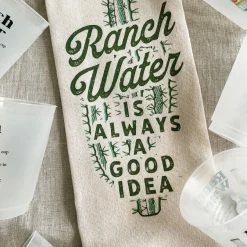 SOUTHERN FRIED DESIGN BARN Ranch Water Kitchen Towel