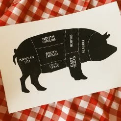 Old Try: Whole Hog Print - 13x20