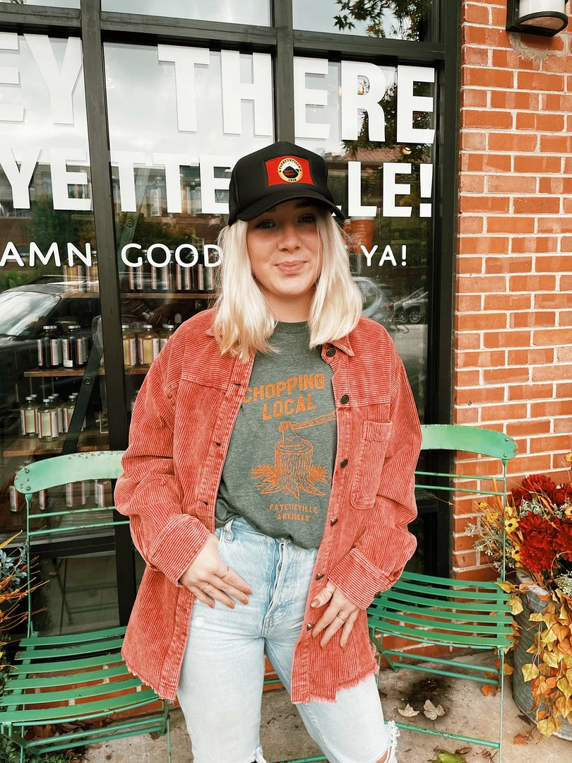 Charlie Southern Gifts For Him Chopping Local Tee - Green/Orange (City Supply Exclusive)