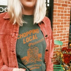 Charlie Southern Gifts For Him Chopping Local Tee - Green/Orange (City Supply Exclusive)