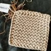CREATIVE COOP Crocheted Pot Holder - Light Brown