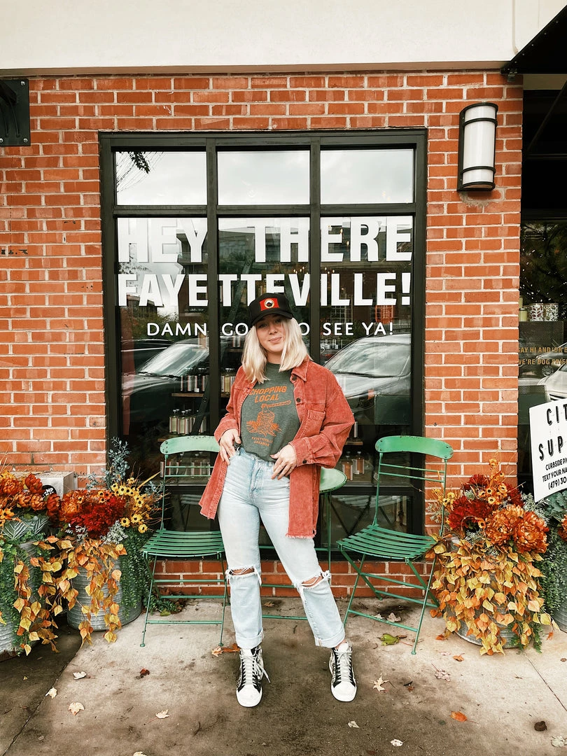 Charlie Southern Gifts For Him Chopping Local Tee - Green/Orange (City Supply Exclusive)