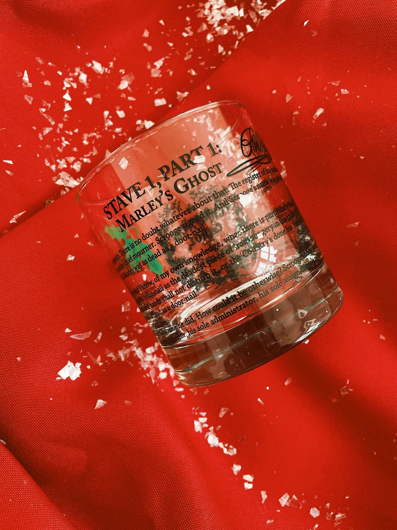 Well Told A Christmas Carol Rocks Glass