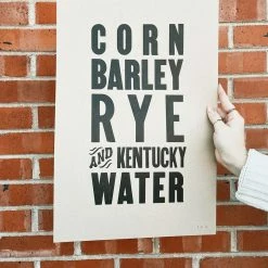 Old Try: Mash Bill Of Rights Print - 13x20 Gifts For Him