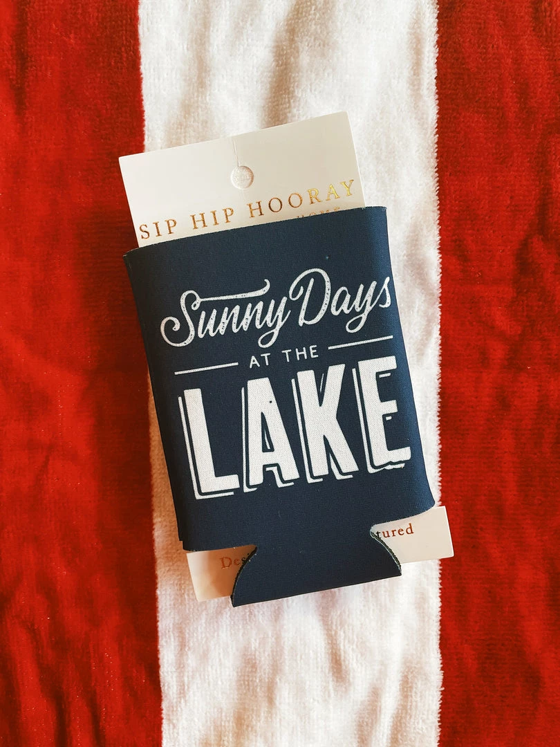 Sip Hip Hooray Sunny Days At The Lake Drink Sleeve