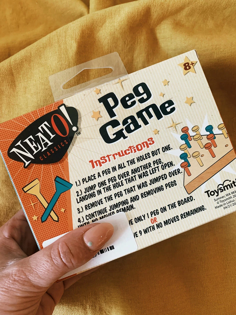 Toysmith Classic Wooden Peg Game