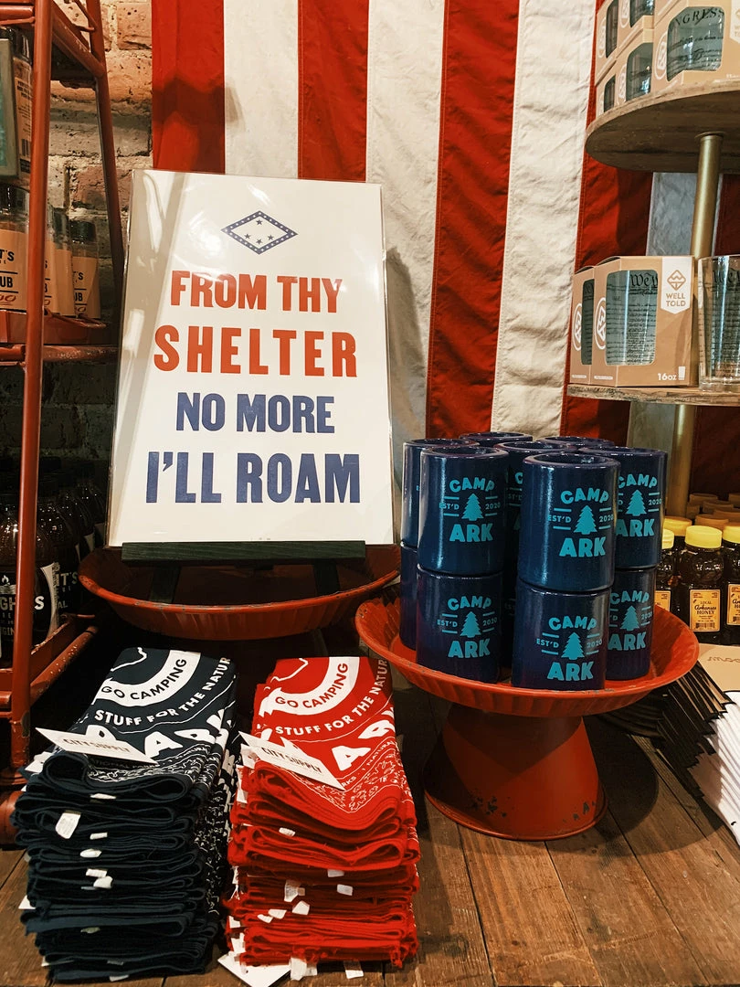 Lake Camp Arkansas: Everyday Bandana - Navy