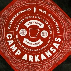 Camp Arkansas: Everyday Bandana - Razorback Red