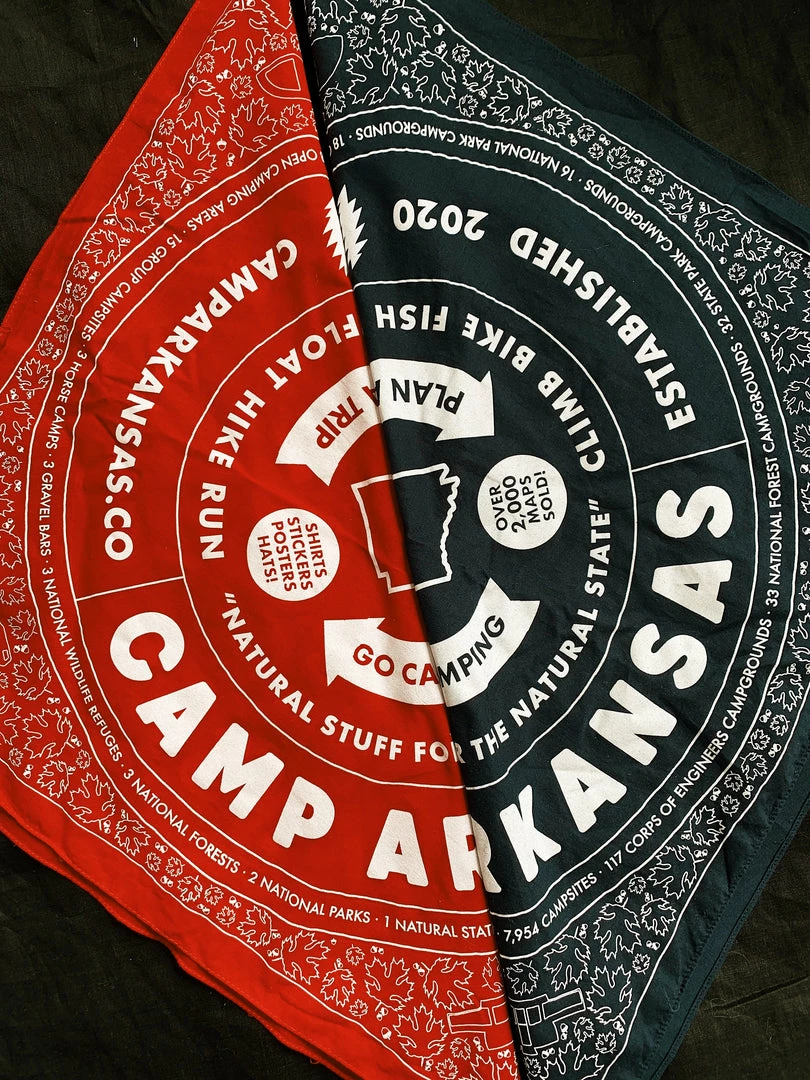 Lake Camp Arkansas: Everyday Bandana - Navy