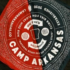 Camp Arkansas: Everyday Bandana - Razorback Red