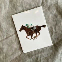 Felix Doolittle Paper Goods Saratoga Eleven Equestrian Card