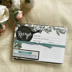 1canoe2 | One Canoe Two Paper Co. Kitchenware Herb Skillet Recipe Cards W/ Dividers
