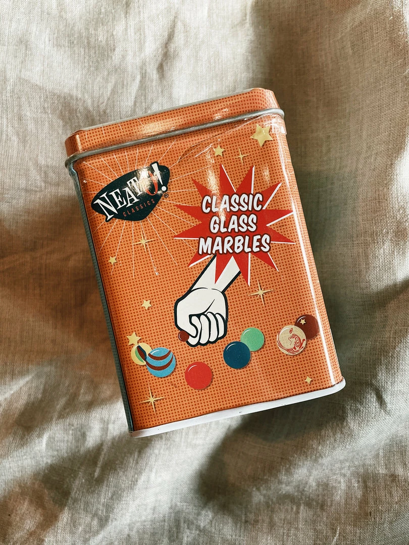 Toysmith Marbles In A Tin Box