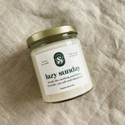 Lovestruck Co Gifts For Her Struck Co: Lazy Sunday Candle