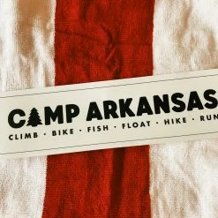 Camp Arkansas: White Bumper Sticker Lake