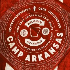 Camp Arkansas: Everyday Bandana - Razorback Red