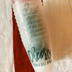 Sip Hip Hooray Hostess Gifts Cheers From 6ft Apart Reusable Cups