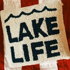 Peking Handicraft Lake Life Hook Pillow