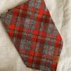 The Foggy Dog Dover Plaid Flannel Dog Bandana - Large Pets