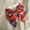 The Foggy Dog Sunset Flannel Lady Dog Bow - Large Pets