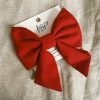 The Foggy Dog Arkansas Razorbacks Ruby Lady Dog Bow - Large